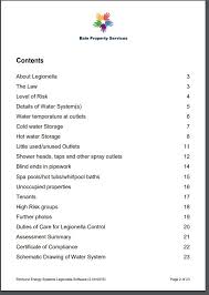 A legionella risk assessment is the carrying out of a procedure that will allow for the testing of the water within the rental property. Legionella Risk Assessment Aberdeen Bain Property Services