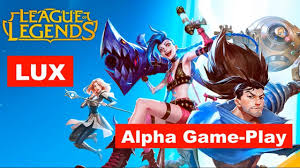 Wild Rift Lux Game Play Lol Mobile League Of Legend Wild Rift Alpha Games To Play Alpha Game League Of Legends