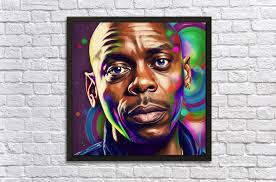 dave chappelle by Brian Castellano Wall Art
