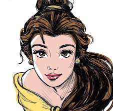 Pin By Agnes Sison On Disney Drawings In 2020 Disney Princess Art Disney Beauty And The Beast Belle Disney