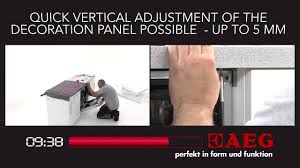 Sie wollen eine dunstabzugshaube montieren ? Snelle Installatie D M V Aeg Perfect Fit Scharnieren Youtube