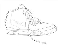 Since the first nike air max 180 in 2005, kanye has set unparalleled standards for progressive sneaker design. Air Yeezy 2 Drawing Sketch Template Air Yeezy Jordan Coloring Book Sneaker Art Coloring Home