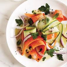 Shaved Carrot And Zucchini Salad Recipe Recipe Carrot Recipes Zucchini Salad Salad Recipes
