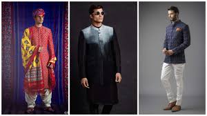 Men's wedding suits & formal wear. Move Over Tuxedos Edgy Kurtas To Patan Patola Shawls Ethnic Silhouettes Define Groom Wear This Sea