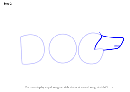 If you're new to drawing dogs, i don't suggest you try a scruffy jack russel terrier, a shaggy pomeranian, or a wiry airedale terrier until you. Learn How To Draw A Dog From Word Dog Animals With Their Names Step By Step Drawing Tutorials