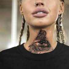 Eye on his left ankle. All Seeing Eye Illuminati Neck Tattoo