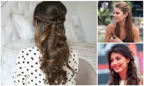 Una delle pettinature più gettonate dell'inverno è la mezza coda,. Mezza Coda Capelli Lisci Off 76 Www Loverethymno Com