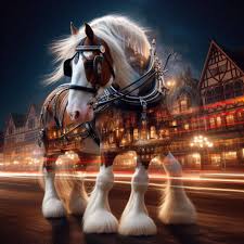 Clydesdales are majestic horses