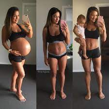 The posted pics look a bit compressed and very fuzzy. Pregnancy Before And After Instagram Fitness Accounts Popsugar Fitness