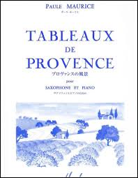 Tableaux de provence is a suite in five movements for eb alto saxophone and piano. Tableaux De Provence Alto Sax Solo With Pia J W Pepper Sheet Music