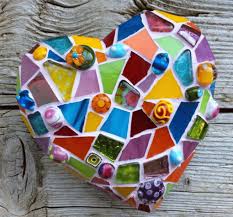 Mosaik Herz Tina Bunt Gif 510 475 Mosaik Mosaik Muster Muttertag Basteln