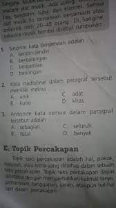 Pengertian sinonim adalah suatu kata yang memiliki maka yang hampir sama atau mirip, hanya saja penempatan pada kalimat yang membedakannya. Tolong Dijawab Yasinonim Kata Bersamaan Adalah Brainly Co Id