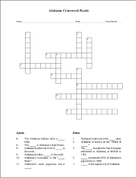 If you try to find crossword puzzle maker free printable with answer key, you are arriving at the right site. Alabama Crossword Puzzle Student Handouts