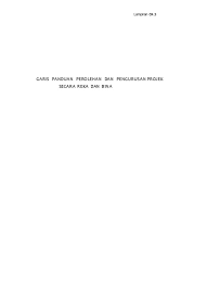 Latar belakang mulai tahun pelajaran 2013/2014, pemerintah telah memberlakukan kurikulum baru yang disebut dengan kurikulum 2013. Lampiran C4 3 Garis Panduan Perolehan Dan Pengurusan Projek Secara Reka Dan Bina