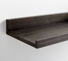 Shelf should be fitted to solid walls for maximum weight capacity, or to a. Holman Handmade Floating Shelves Pottery Barn