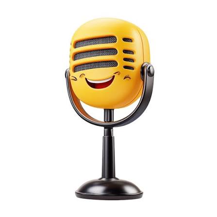 Cute 3D Smiling Microphone Emoji Icon transparent PNG - StickPNG