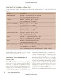 Comp Chart Guar Gum To Xanthan Gum 1 000 Gluten Free