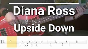 Diana Ross Upside Down Bass Cover Tabs Youtube Diana Ross Classic Movie Stars Diana