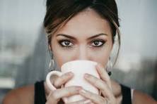 Woman Drinking Coffee Pictures | Download Free Images on ...