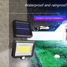 You can override the pir settings if you want a permanent light and due to the high quality batteries the solar. 100 Led Cob Solar Wall Light Pir Motion Sensor Outdoor Path Yard Ip65 Waterproof Lamp Security Night Lighting For Garden Wish Solar Wall Lights Solar Lights Solar Powered Lights