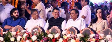 Shivsena 's thackeray family is leading the government in maharashtra. Mukesh Ambani Uddhav Thackeray Sworn In As Maha Cm Ambanis Join Fadnavis At Ceremony Mahindra Says Balasaheb Must Be Looking Down With Pride