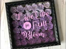 Maybe you would like to learn more about one of these? How To Make A 3d Paper Flower Shadow Box With Cricut Youtube