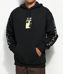 Huf Type Black Hoodie