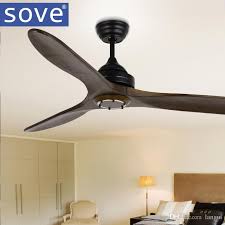 Sove Simple Black Vintage Ceiling Fan Wood Decor Room Fans Without Light Wooden Ceiling Fan Decor Remote Control Ventilador De Teto Australia 2020 From Langui Au Au 532 47 Dhgate Australia