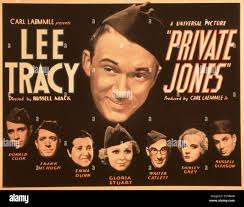 PRIVATE JONES, US-Plakat, Lee Tracy (oben), unten von links: Frank McHugh,  Emma Dunn, Gloria Stuart, Donald Cook, Walter Stockfotografie