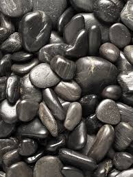 50 Kg Polished Black River Pebble Stones River Pebbles Pebble Garden River Stones