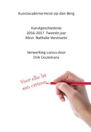 Cartoons voor Kunstgeschiedenis