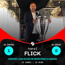 Bayern munich coach hansi flick has called robert lewandowski the world's best striker and said he can break one of the bundesliga's oldest scoring records in the final three games of the 2020. Squawka Football On Twitter Hansi Flick Has Won More Ucl Trophies 1 Than He Has Lost Games 0 In The Competition As Manager Of Bayern Munich 10 Games Played 10 Games Won