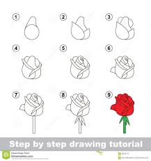 Scroll down for a downloadable. Rose Sketch Easy Step By Step At Paintingvalley Com Explore Collection Of Rose Sketch Easy Step By Step
