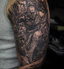Tattoo Soder On Instagram Did This Today A Picture From The Movie Apocalypto Tattoosoder Realistictatt Tatuajes Japoneses Brazo Tatuajes Japoneses Brazos