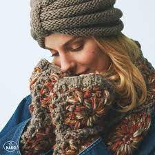 Sicacik Orgu Aksesuarlar Nako Pop Mix Ve Sport Wool Ile Guzel Modelimizin Yapilisi Linkte Ve Www Nako Com Tr Adresimizden Ula Kadin Modasi Kadin Aksesuarlar
