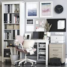 Brusali Office Workplace With Langfjall Chair 3d