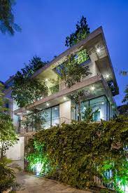House In Vietnam With Fabulous Exterior Hanging Gardens Designed By Vtn Architects Architecture Architect Beautiful Architecture