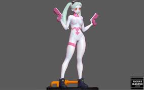 3D file REBECCA STAND CYBERPUNK EDGERUNNERS 2077 NAKED NUDE HENTAI ANIME  GIRL CHARACTER 3D PRINT 👧・3D printing idea to download・Cults
