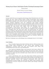 Review jurnal internasional merupakan salah satu kewajiban mahasiswa tahun akhir, berikut cara dan contoh dari membuat ulasan artikel jurnal tersebut. Pdf Matang Secara Emosi Studi Kajian Pustaka Terhadap Kematangan Emosi