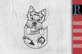 Download Yorkshire Terrier Svg Pocket Design For Cricut Crafting 1320895 Cut Files Design Bundles