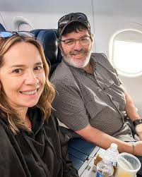 With long flight delays after...