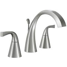 Moen brantford kitchen faucet oil rubbed bronze. Moen Ws84661srn Oxby Spot Resist Brushed Nickel 2 Handle Widespread Bathroom Faucet Drain Included Vip Outlet