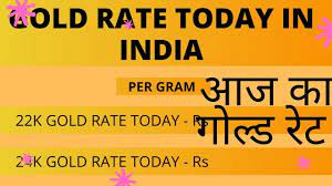 Gold spot prices are used by bullion dealers to set prices for physical gold. Gold Rate Today 22k Current Gold Rate Gold Price Per Gram 1 Gram Gold Price Gold Rate Today Youtube