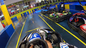 The first upscale indoor racing facility bringing a whole new family entertainment dynamic to orlando, fl. Racing Electric Go Karts At 45 Mph Nascar Indoor Go Kart Racing Youtube