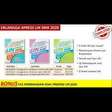 Pada artikel kali ini kami bertujuan untuk menjadi sarana belajar bagi para siswa yang duduk di bangku sekolah menengah atas (sma) yang sebentar lagi akan menghadapi ujian nasional. Jual Xpress Un Smk 2020 Bahasa Inggris Erlangga Jakarta Utara Wasurjaya Vicyshoop Tokopedia