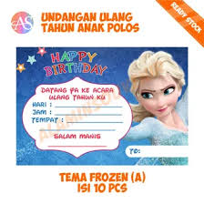 Kartu undangan ulang tahun frozen. Jual Produk Undangan Ulang Tahun Frozen Termurah Dan Terlengkap Agustus 2021 Bukalapak