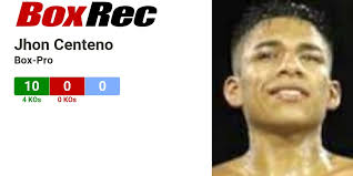 BoxRec: Jhon Centeno