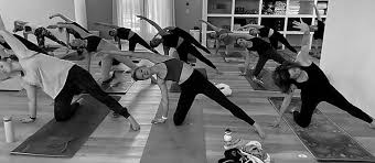 Morning yoga practice community