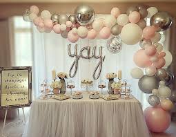 Blush Pink Silver And White Bridal Shower Backdrop Stylish Soirees Perth Bridal Shower Backdrop Pink Bridal Shower Bridal Shower Balloons