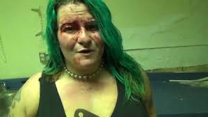 KATHY THE BUTCHER talks after LAST BROAD STANDING at BLOODFEAST